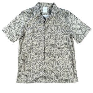 Wood Wood Medium Power Corruption Brown Short‎ Sleeve Men's Brandon Shirt